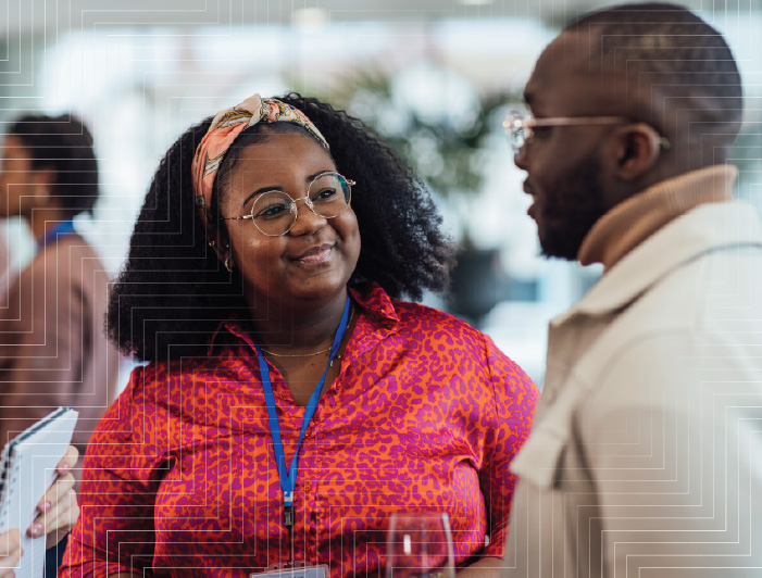 Attendees networking at the American Hospital Association's Healthier Together Conference, taking place in Dallas May 12-14, 2026