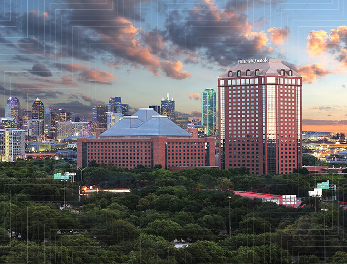 The Hilton Anatole in Dallas, the official hotel and venue of the AHA's 2026 Healthier Together Conference, taking place May 12-14