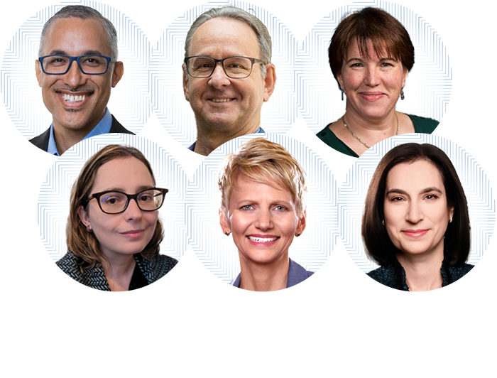 Daniel Dawes, Henry Claypool, Sam Crane, Michelle Meade, Rebecca Levy Schwartz, Jennifer L. Hall - keynote plenary speakers at the 2026 Healthier Together Conference, May 12-14 in Dallas